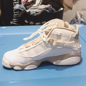 White air Jordan's size 6.5.
